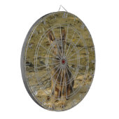 Schattige wolfsjong dartbord (Voorkant Links)