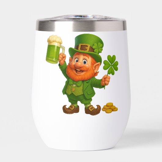 Schattige/wonderlijke kabouter St. Patrick's Day  (Voorkant)