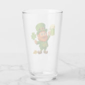 Schattige/wonderlijke kabouter St. Patrick's Day Glas (Achterkant)