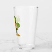 Schattige/wonderlijke kabouter St. Patrick's Day Glas (Links)