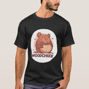 Schattige Woodchuck kostuum voor charmante dierenl T-shirt