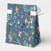 Schattige Woodland Animals Jongen 1e Verjaardag Be Bedankdoosjes (Achterkant)