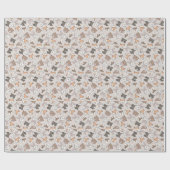 Schattige Woodland Animals Seamless Pattern Cadeaupapier (Vlak)