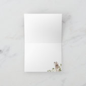 Schattige Woodland Baby Bunny Verjaardag Bedankt (Binnen)