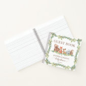 Schattige Woodland baby shower gastenboek cadeau n Notitieboek (Binnen)