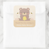 Schattige Woodland Beer Baby shower Decor Stickers (Tas)