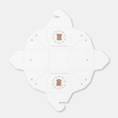 Schattige Woodland Beer Eucalyptus Floral Birthday Bedankdoosjes (Uitgevouwen)