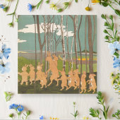  Schattige Woodland Bunny Children Wenskaart