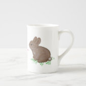 Schattige Woodland Bunny Porselein Kop (Rechts)