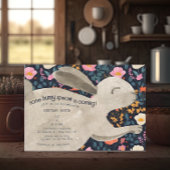 Schattige Woodland Bunny Spring Baby shower Kaart