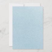 Schattige Woodland Floral Greenery Baby shower per Kaart (Achterkant)