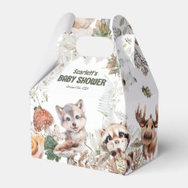 Schattige Woodland Friends Baby shower Bedankdoosjes