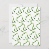 Schattige Woodland Friends Girls 1ste verjaardag Kaart (Achterkant)