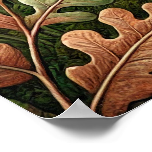 Schattige Woodland Mouse Illustration – Schattige  Poster (Hoek)