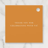 Schattige Woodland Wolf Pup Herfst Baby shower Bedankjes Labels (Achterkant)