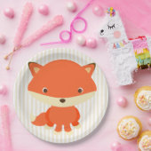 Schattige Woodlands Creature Fox Party Bord (Feest)