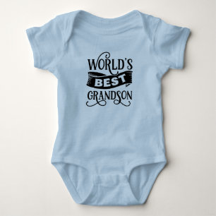 Schattige woordkunst werelds beste kleinzoon romper