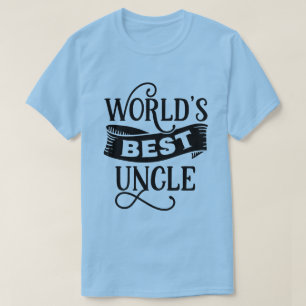 Schattige woordkunst werelds beste oom t-shirt