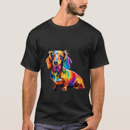 Schattige Worst Dog Dier LGBT Pride Dog T-shirt