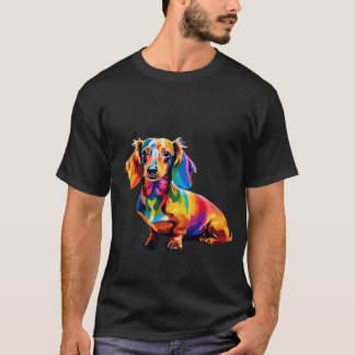 Schattige Worst Dog Dier LGBT Pride Dog T-shirt