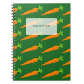 Schattige wortelpatroonrecept notitieboek om te ko (Voorkant)