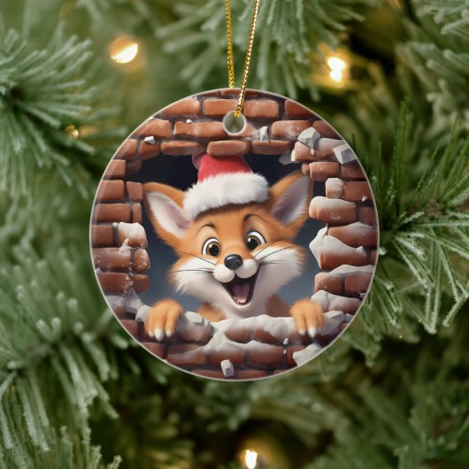 Schattige Xmas Decor - 3D Keramisch Ornament (Boom)