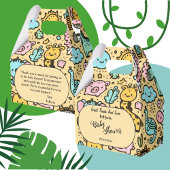 Schattige Yellow Animal Doddles Bedankdoosjes