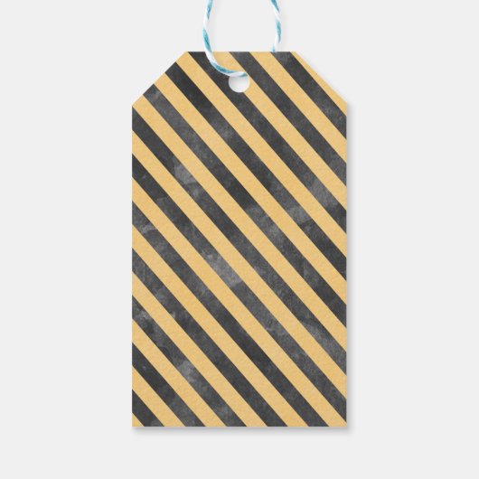 Schattige Yellow Boys Construction Dirty 3rdy Verj Cadeaulabel (Achterkant)