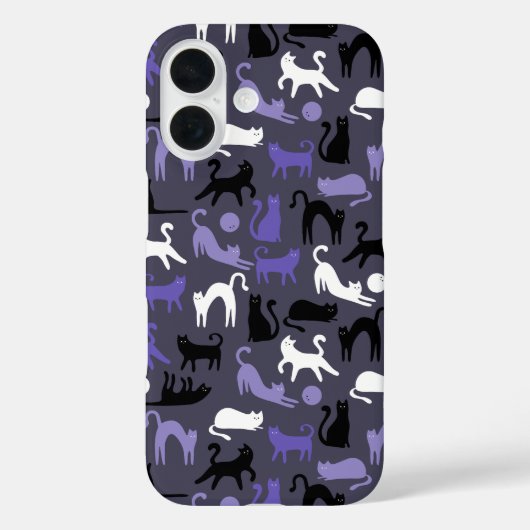 Schattige Yoga Schattigee Kattenhoudingen Case-Mate iPhone Case (Achterkant)
