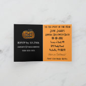 Schattige Yorkie Halloween Bash Invite (Binnen)