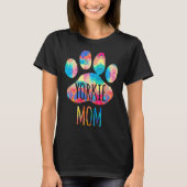 Schattige Yorkie Mom Tshirt voor Yorkshire Terrier (Voorkant)