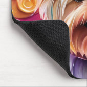 Schattige Yorkie Mousepad Muismat (Hoek)