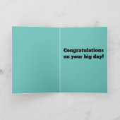 Schattige Yorkshire Terrier-Afstuderen Kaart (Binnen)