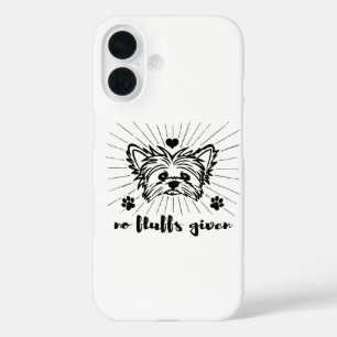 Schattige Yorkshire Terrier Geen Gedoe Meme Grap iPhone 16 Hoesje