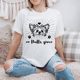 Schattige Yorkshire Terrier Geen Gezeur Meme Grap  T-shirt