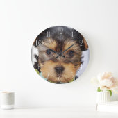Schattige Yorkshire Terrier Grote Klok (Huis)