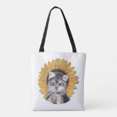 Schattige Yorkshire Terrier-hond Tote Bag (Achterkant)