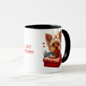 Schattige yorky harten Moederdag-Valentijn Mok (Voorkant rechts)