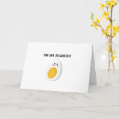 Schattige 'You are eggquisite'-wenskaart Kaart (Gele Bloem)