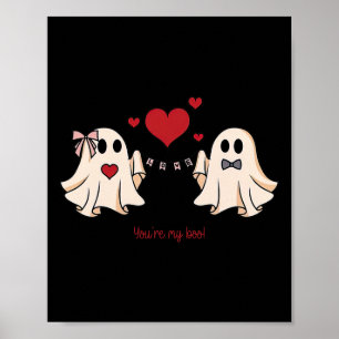 Schattige You're My Boo Ghost Schattige Spooky Val Poster