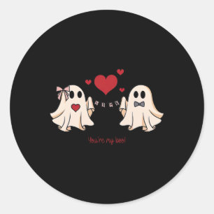 Schattige You're My Boo Ghost Schattige Spooky Val Ronde Sticker