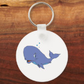 schattige zaadwalvis sleutelhanger (Voorkant)