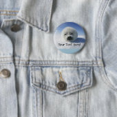 Schattige zadelrob ronde button 5,7 cm (In situ)