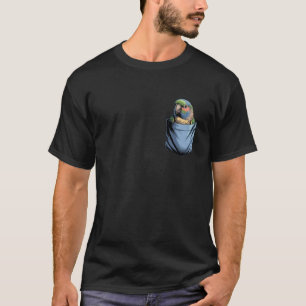 Schattige Zak Groenwang Parkiet Papegaaien Liefheb T-shirt