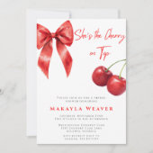 Schattige Ze is de kers op het Vrijgezellenfeest Kaart (Voorkant)