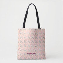 Schattige Zebra en ballonpatroon Canvas tas