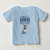 Schattige zebra grote broer blauw (Voorkant)