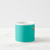 Schattige zebra lerares espresso kop (Voorkant)