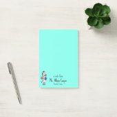 Schattige zebra lerares post-it® notes (Kantoor)
