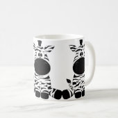 Schattige Zebra Mok (Voorkant rechts)